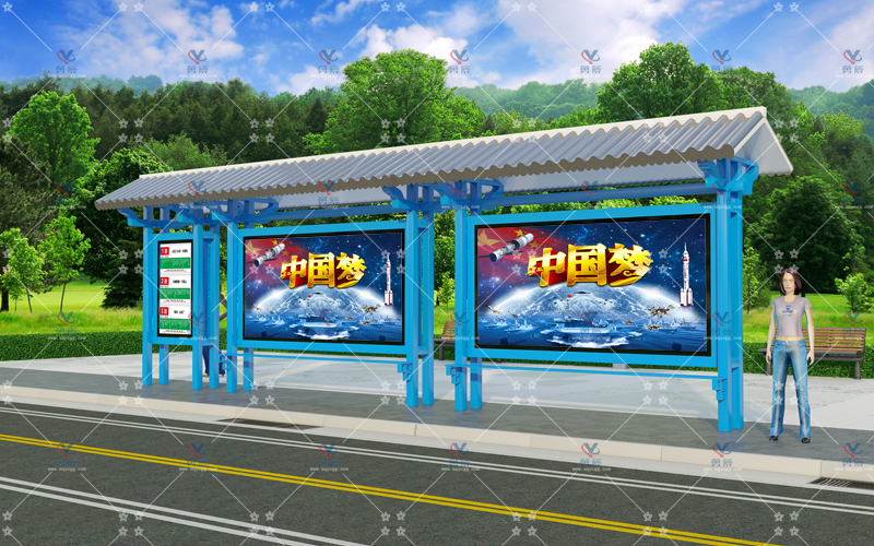仿古候车亭YCHF-015